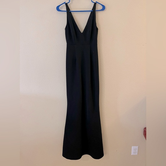 Lulu's Black Maxi Dress - Picture 1 of 8
